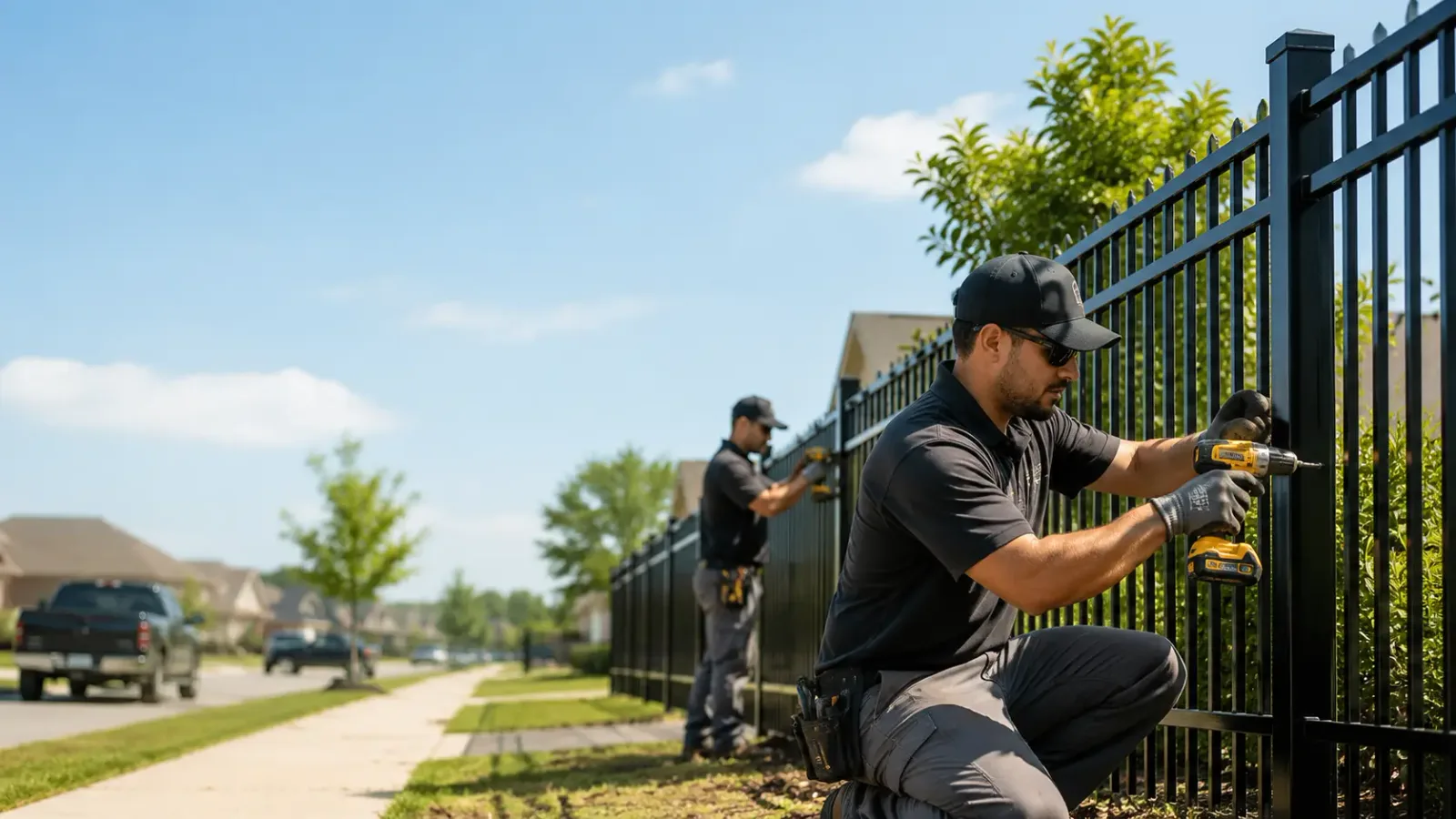 Metal Fence Installation in Grimsley, TN